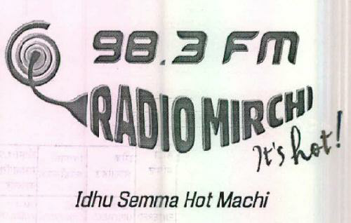 98.3 Fm Radio Mirchi It's Hot! Device mark 2595304 Trademark