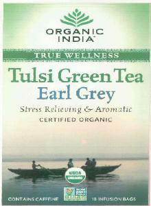 Tulsi Green Tea Earl Grey (label) Device mark 2805989 Trademark