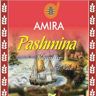 Amira Pashmina (label) Device mark 2416265 Trademark