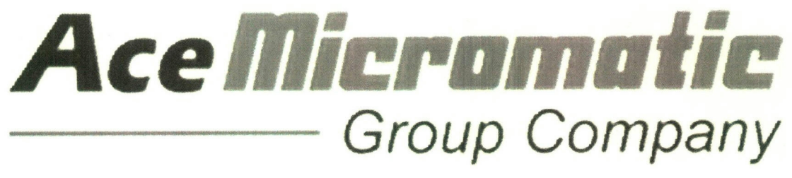 Ace Micromatic Group Company Device mark 2617240 Trademark