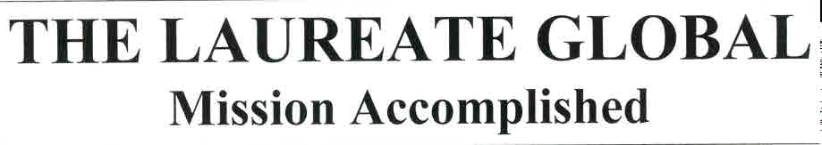 The Laureate Global Mission Accomplished Device mark 2637268 Trademark