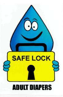 Safe Lock, Adult Diapers, Device Of Human Carricature Holding Lock Device mark 2730273 Trademark