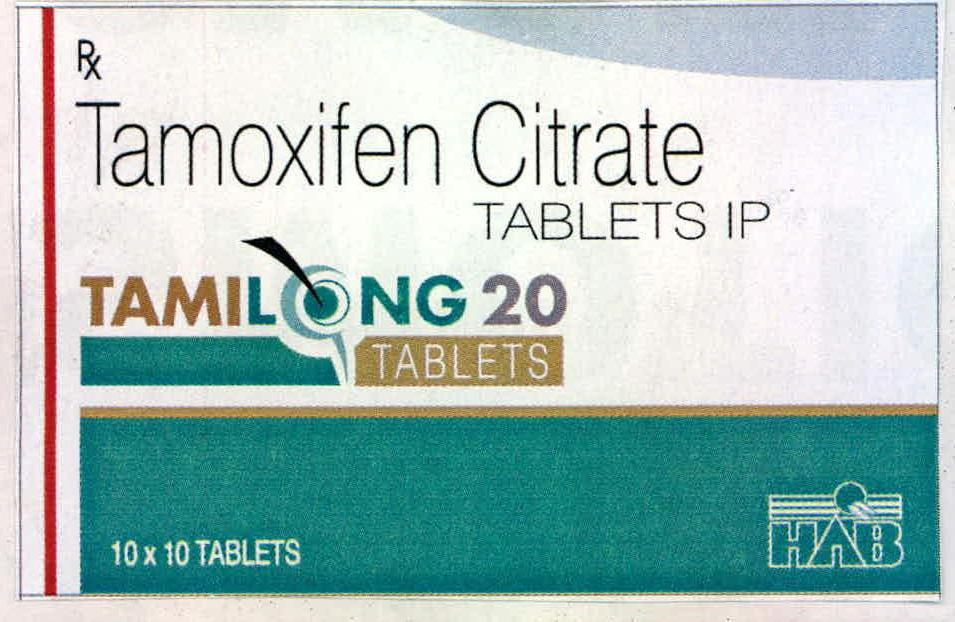 Tamoxifen Citrate Tablets Ip Tamilong 20 Tablets Device mark 2218282 Trademark