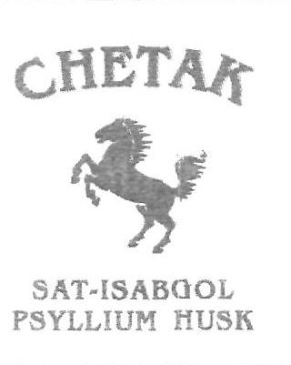 Chetak Sat-isabgol Psyllium Husk (device) Device mark 2411615 Trademark