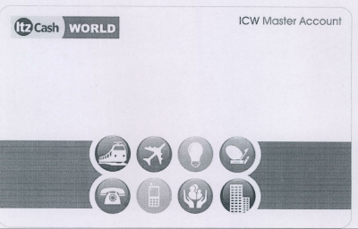 Itz Cash World Icw Master Account Device mark 2082862 Trademark