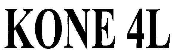 Kone 4l (device) Device mark 2273048 Trademark
