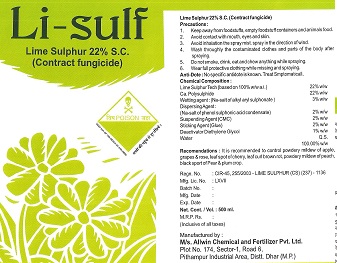 Li-sulf Device mark 2750399 Trademark
