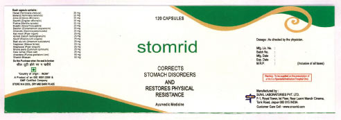 Stomrid Device mark 2096429 Trademark