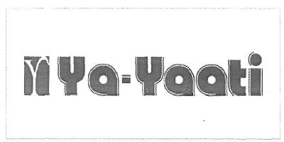 Y Ya-yaati (label) Device mark 2587891 Trademark
