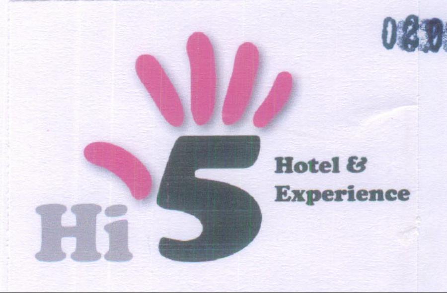Hi 5 Hotel And Experience Device mark 2004239 Trademark