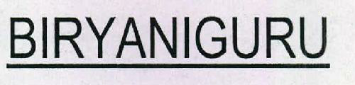 Biryaniguru Device mark 2332483 Trademark