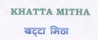 Khatta Mitha Device mark 2078858 Trademark