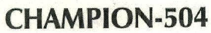 Champion-504 Device mark 2292295 Trademark