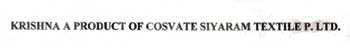 Krishna A Product Of Cosvate Siyaram Textile P. Ltd. Device mark 2227918 Trademark