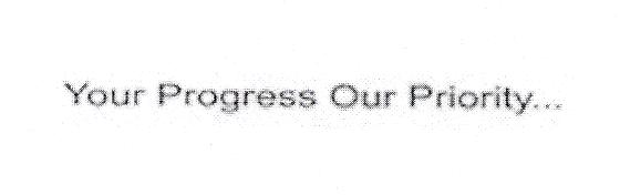 Your Progress Our Priority... Device mark 2878248 Trademark