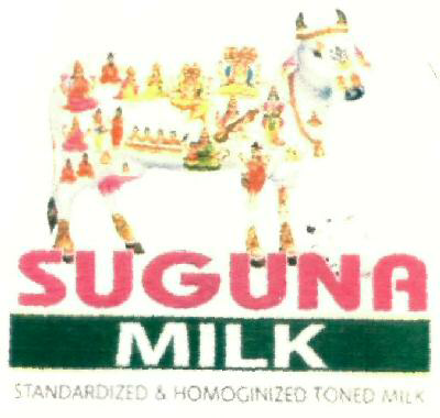 Suguna Milk (label) Device mark 2420563 Trademark