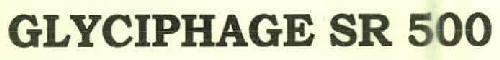 Glyciphage Sr 500 Device mark 2678777 Trademark
