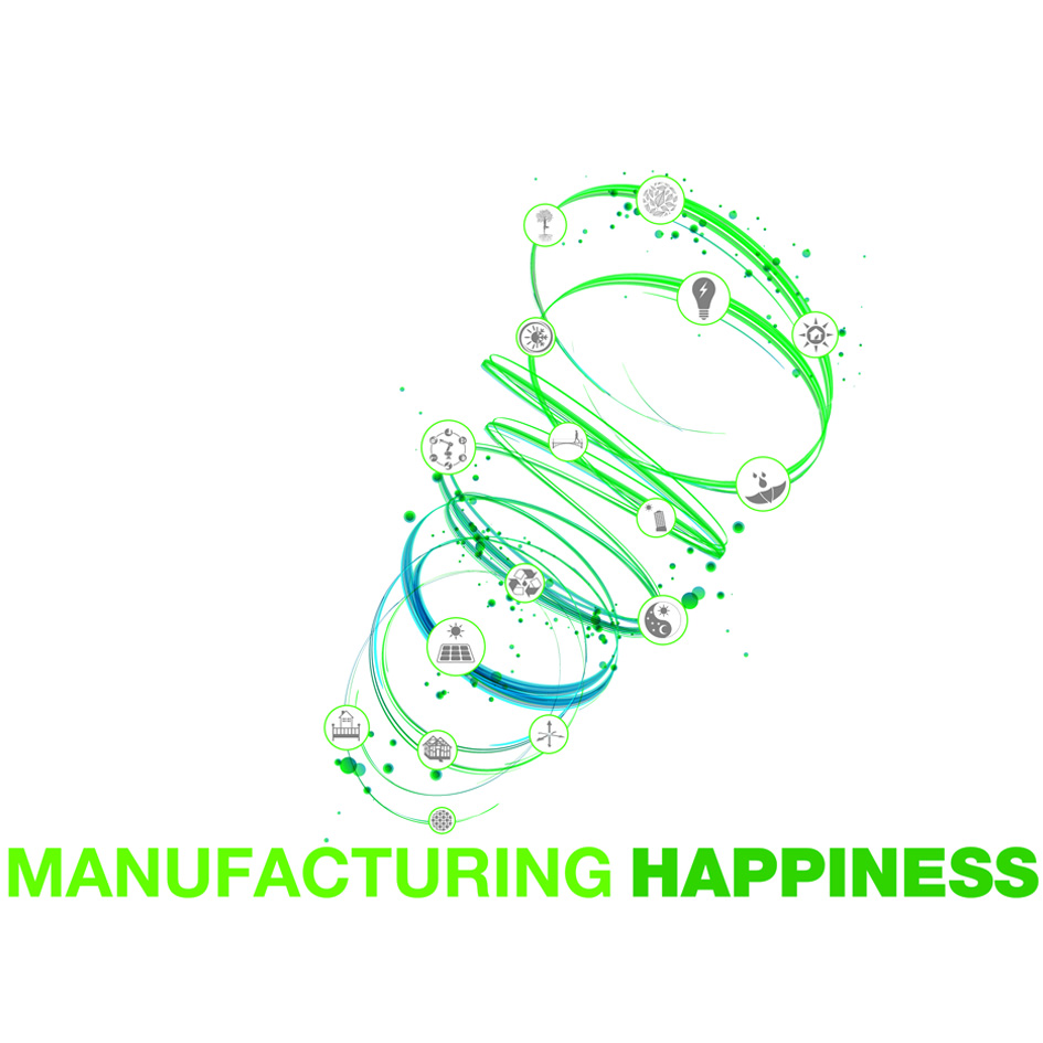 Manufacturing Happiness ( Composite Logo) Device mark 2828615 Trademark