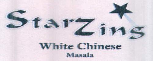 Starzins White Chinese Masala (device Of Star) Device mark 2439856 Trademark
