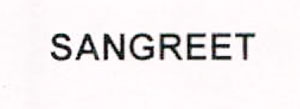 Sangreet Device mark 2295914 Trademark