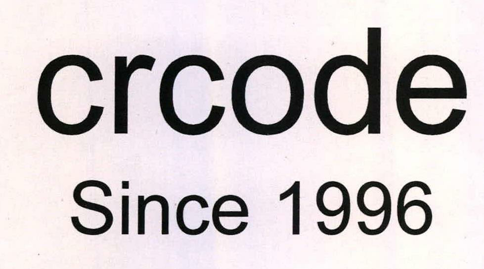 Crcode Since 1996 Device mark 2207136 Trademark