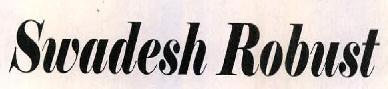 Swadesh Robust Device mark 2333288 Trademark