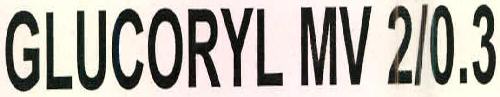 Glucoryl Mv 2/0.3 Device mark 2578646 Trademark