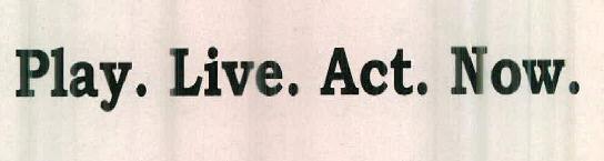 Play. Live. Act. Now. Device mark 2422198 Trademark