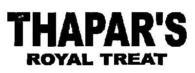 Thapar's Royal Treat (device) Device mark 2593478 Trademark