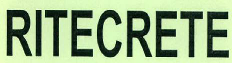 Ritecrete Device mark 2301783 Trademark