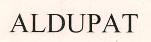Aldupat Device mark 2514341 Trademark