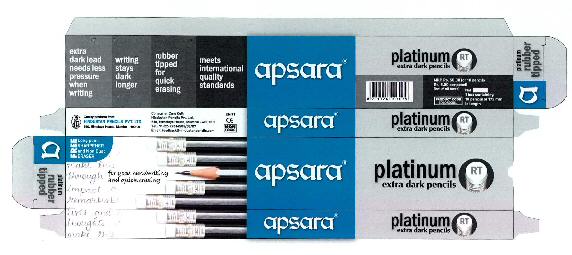Apsara Platinum Extra Dark Pencils (device Of Pencil) Device mark 2294926 Trademark