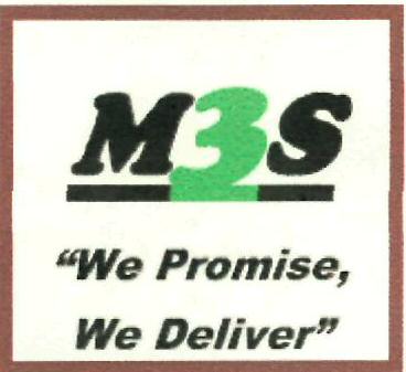 M3s "we Promise, We Deliver" (device) Device mark 2501181 Trademark