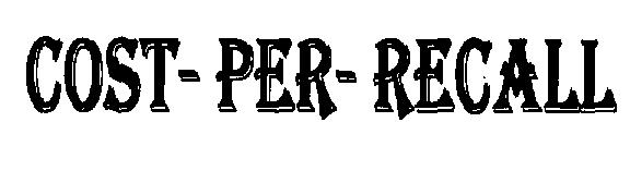 Cost Per Recall Device mark 2240021 Trademark