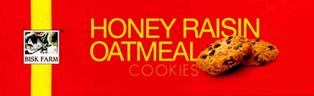 Bisk Farm Honey Raisin Oatmeal Cookies(device Of Village Scene & Biscuits) Device mark 2624152 Trademark