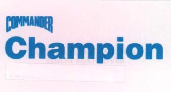 Commander Champion Device mark 2232570 Trademark