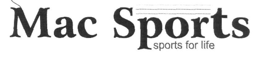 Mac Sports (device) Device mark 2425434 Trademark