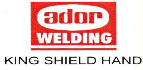 Ador Welding King Shield Hand Device mark 2617262 Trademark