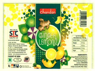 Chandan Ginger Lemoniz Device mark 2896948 Trademark