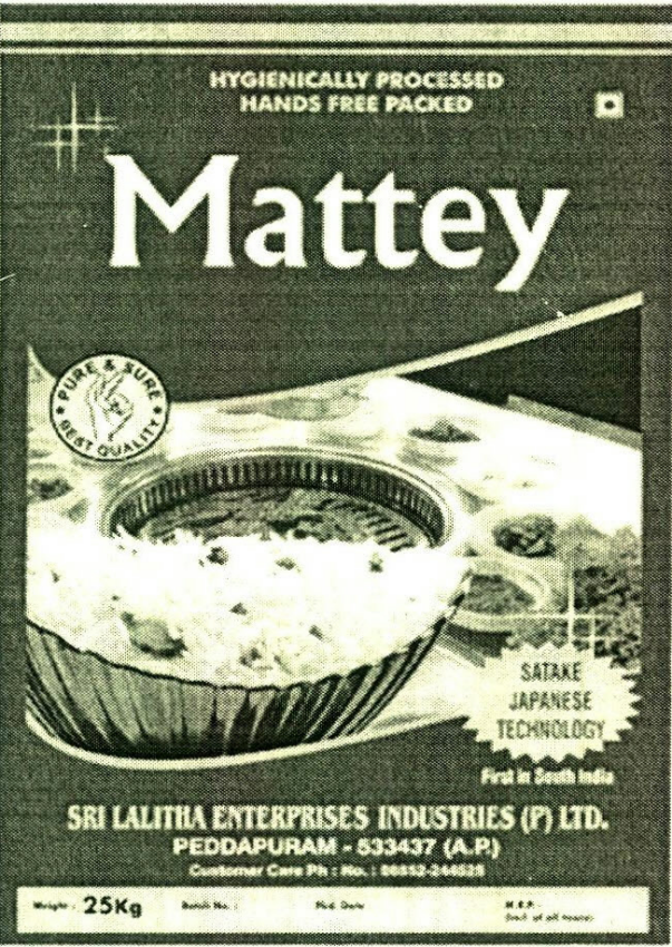 Mattey Device mark 2611733 Trademark