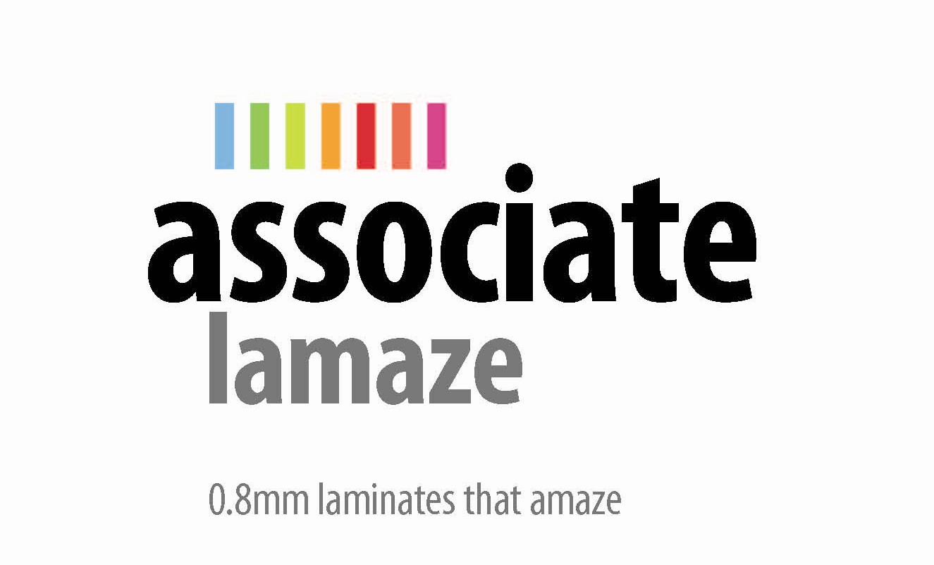 Associate Lamaze 0.8mm Laminates That Amaze (label) Device mark 2547730 Trademark