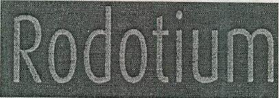 Rodotium Device mark 2351481 Trademark