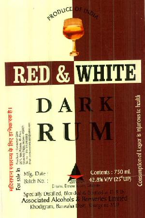 Red & White Dark Rum Device mark 2525639 Trademark