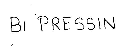 Bi Pressin (logo) Device mark 2263531 Trademark