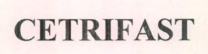 Cetrifast Device mark 2540080 Trademark