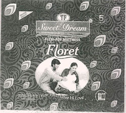 Floret With Tf Logo And Word Sweet Dream Device mark 2350544 Trademark