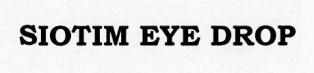 Siotim Eye Drop Device mark 2513998 Trademark