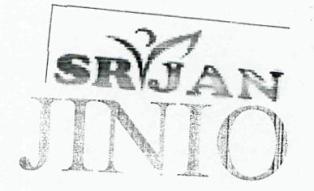 Srijan Jinio(device) Device mark 2539979 Trademark