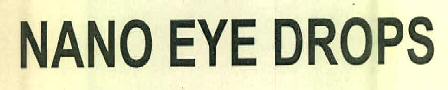 Nano Eye Drops Device mark 2785675 Trademark