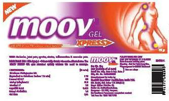 Moov Xpress Gel - Tube Device mark 2542458 Trademark